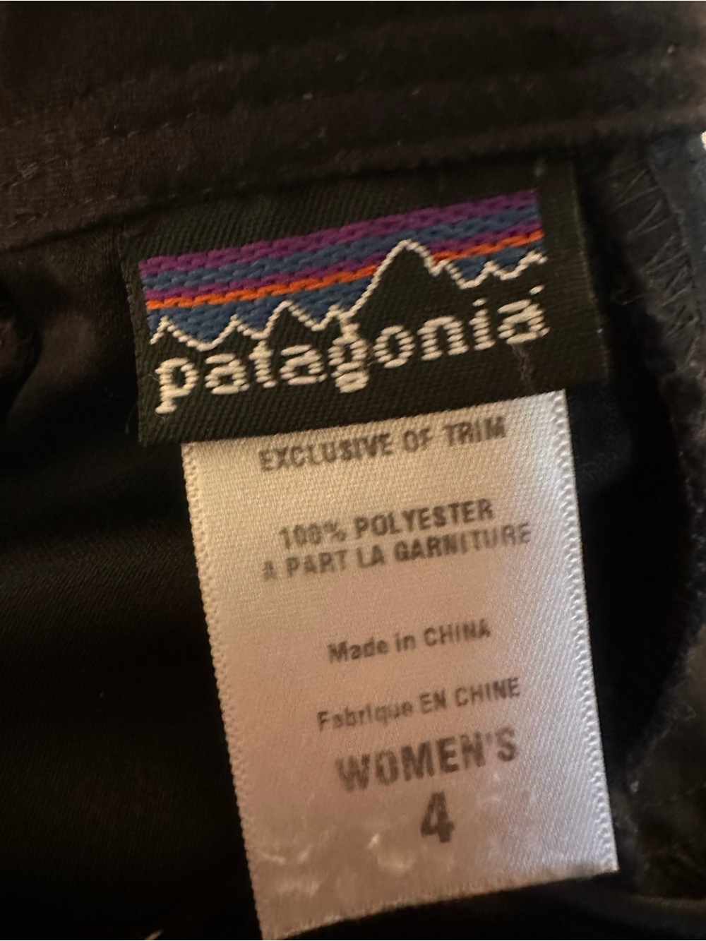 Women’s Black Patagonia Bermuda shorts - Picture 9 of 12